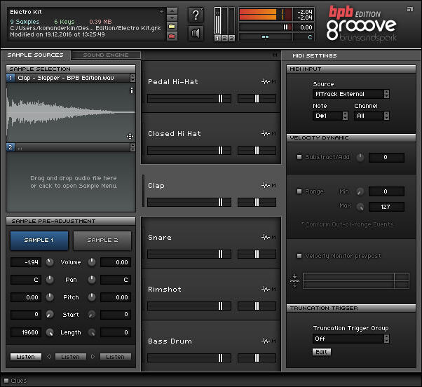 Grooove en version gratuite chez Bedroom Producers