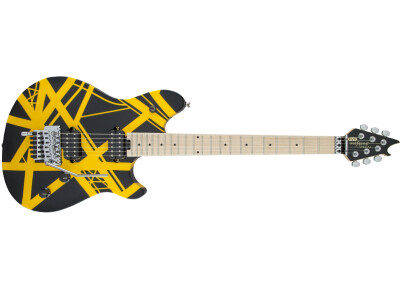 EVH Wolfgang Special Striped Black and Yellow