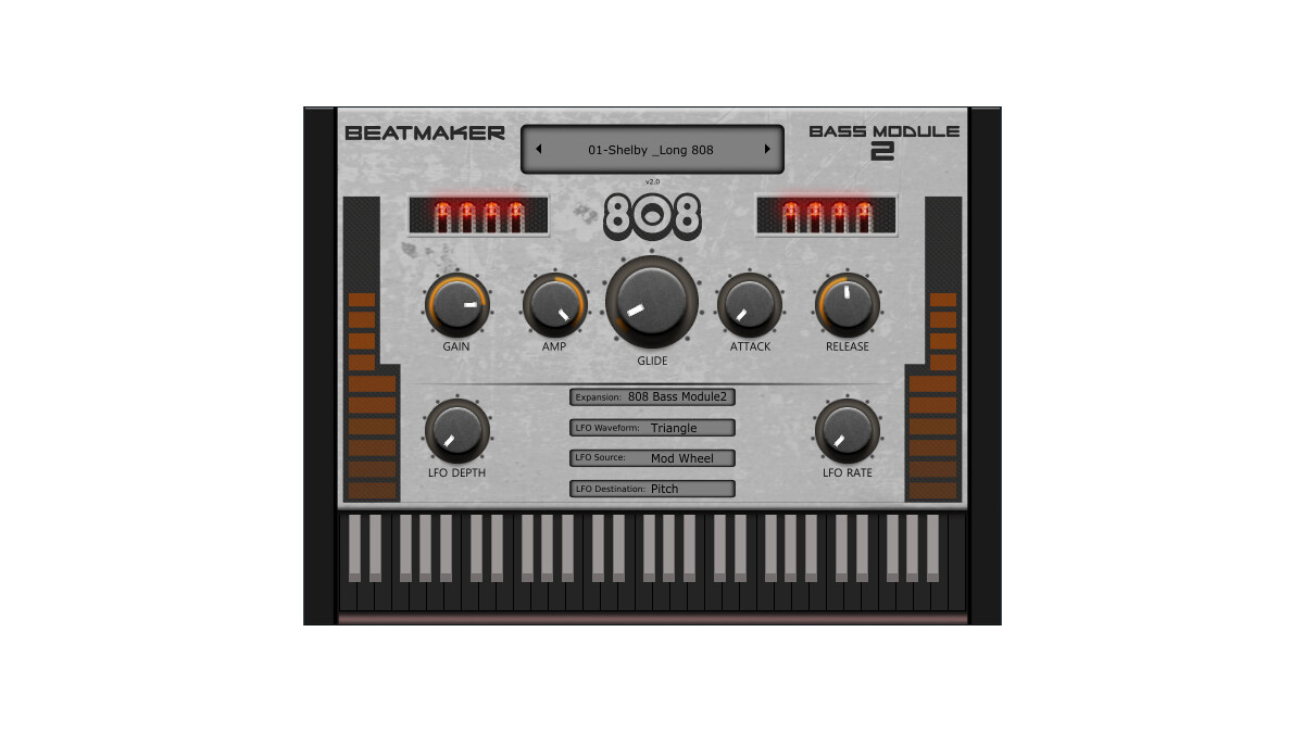 BeatMaker XyZ 808 Bass Module 2, ROMpler Virtuel De Sons De Basse.