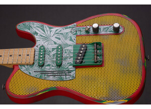 James Trussart Three Tone Ganja Holey Steelcaster