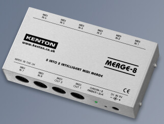 Interface MIDI 8x2 Kenton Merge 8