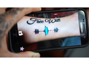 Skin Motion Soundwave Tattoos
