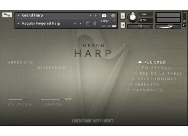 Cinematique Instruments Grand Harp
