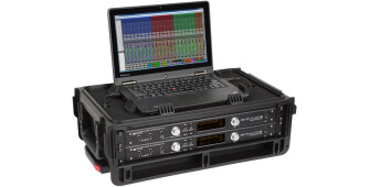 SKB Injection Molded 2U Studio Flyer Rack Case