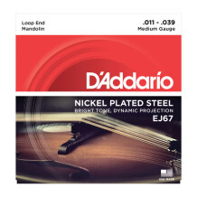 D'Addario Nickel Plated Mandolin