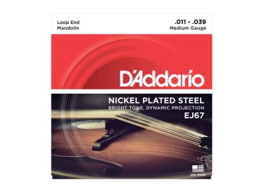 D'Addario Nickel Plated Mandolin