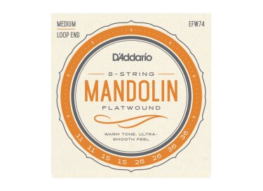 D'Addario Flat Wound Mandolin