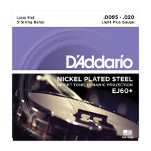 D'Addario Nickel Plated Steel Wound Banjo