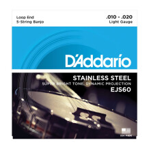 D'Addario Stainless Steel Wound Banjo