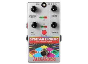 Alexander Pedals Syntax Error