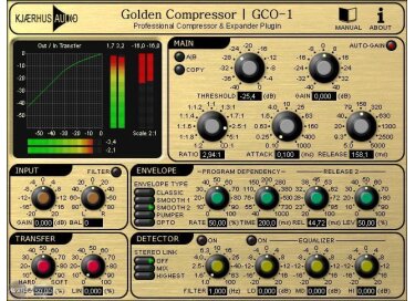 Kjaerhus Audio Golden Compressor GCO-1