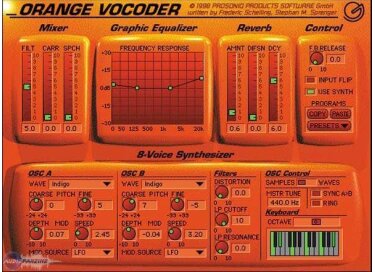 Prosoniq Orange Vocoder
