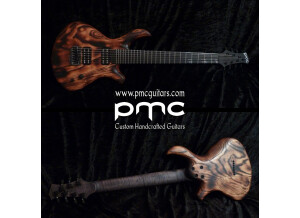 PMC GUITARS Blast 7 strings Shou Sugi Ban