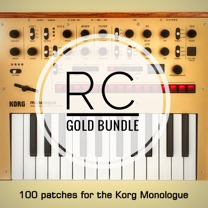 100 patches pour le Korg Monologue