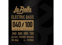 La Bella RX Nickel Round Electric Bass 4-String