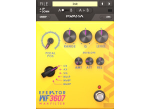 Kuassa Efektor WF3607 Wah Filter