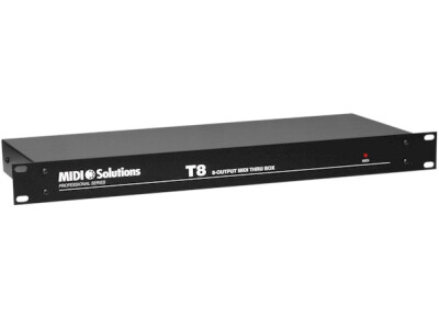 Midi Solutions T8 8-output MIDI Thru Box