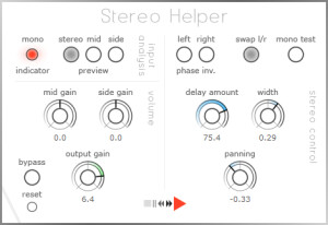 Press Play Stereo Helper