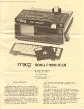Moog Music Song Producer