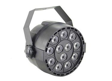 Lightmaxx LED NANO PAR black 12×1W LED RGBW