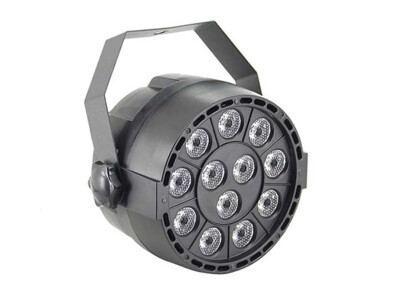 Lightmaxx LED NANO PAR black 12×1W LED RGBW
