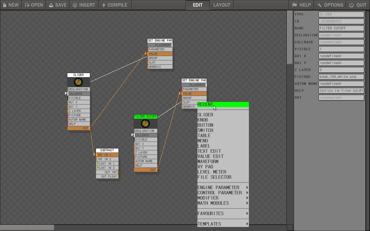 Le Kontakt GUI Maker 2 devient modulaire