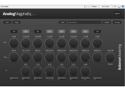 Balance Mastering Analog Magpha EQ 2