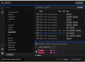 ADSR Sounds Sample Manager