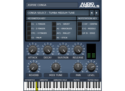Audio Animals Aspire Conga