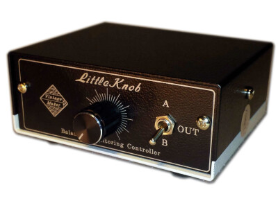 VintageMaker Little Knob 1x2 - Passive Discrete Monitor Volume Controller Switcher