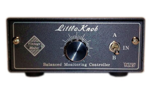 VintageMaker Little Knob 2x1 - Passive Discrete Monitor Volume Controller