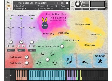Inouï Samples Stac & Slap Sax - The Baritone