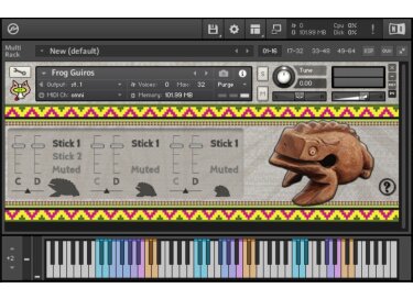 Bot Dog Samples Frog Guiros