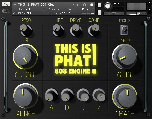 Red Sounds This Is Phat 808 Engine pour vos basses