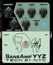 gelei kloof Voorbereiding SansAmp YYZ Geddy Lee Signature Tech 21 - Audiofanzine