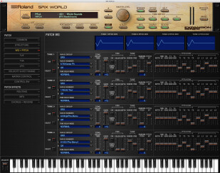 Roland ajoute le SRX-World à sa collection virtuelle dans le Cloud