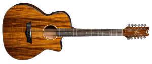 Dean Guitars AXS Exotic Cutaway A/E 12 String Koa