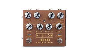 Joyo R-09 Vision : 18 effets de modulation dans une pédale 