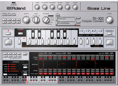 Roland TB-303 Software Bass Line