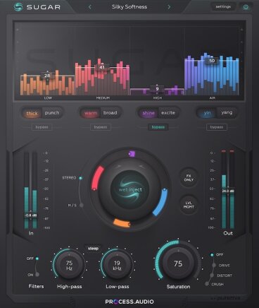 Test de Process Audio Sugar : Sugar Baby Love - Audiofanzine