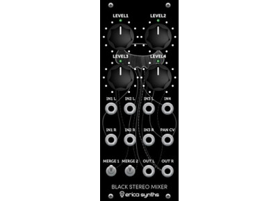 Erica Synths Black Stereo Mixer V2