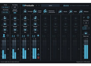 TBProAudio AMM Automatic Microphone Mixer