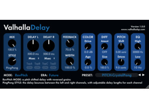 Valhalla DSP ValhallaDelay