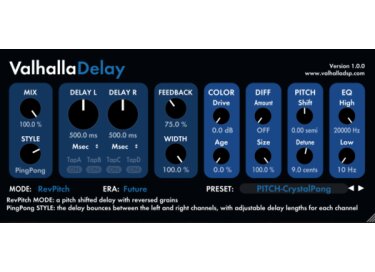 Valhalla DSP ValhallaDelay