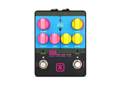 Keeley Electronics DDR – Drive Delay Reverb – ‘Hot Neon’ Custom Shop Edition