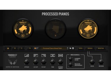 Reason Studios Processed Pianos Rack Extension