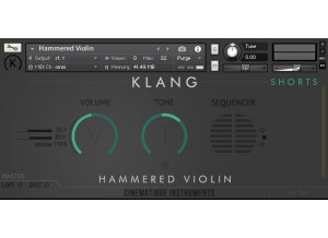 Cinematique Instruments Klang Hammered Violin