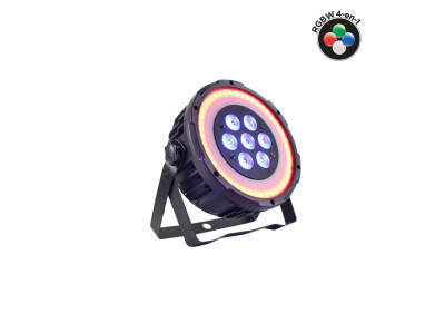 Power Lighting PAR 7x10W Quad Ring