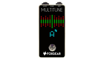 Foxgear présente le Multitune, un accordeur format pédale