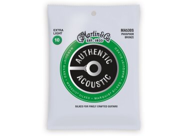 Martin & Co Authentic Acoustic 92/8 Phosphor Bronze Marquis Silked Strings